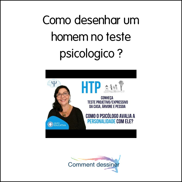 Como desenhar um homem no teste psicologico